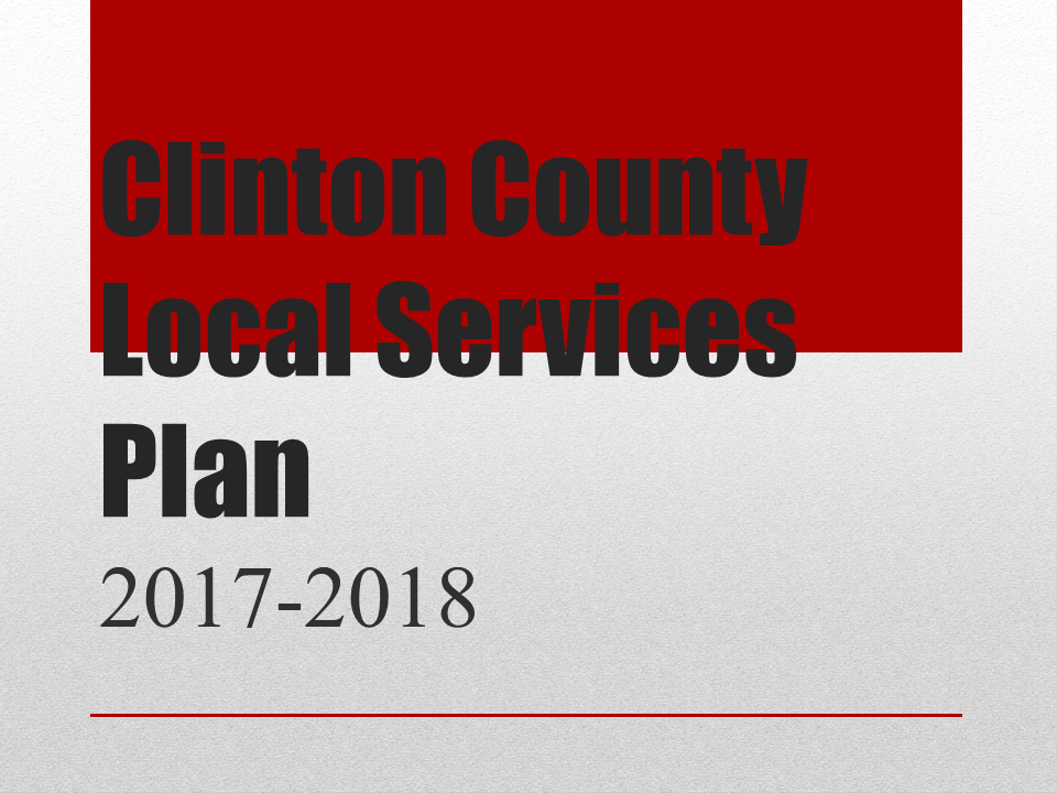 Clinton County Local Services Plan 2017 - 2018